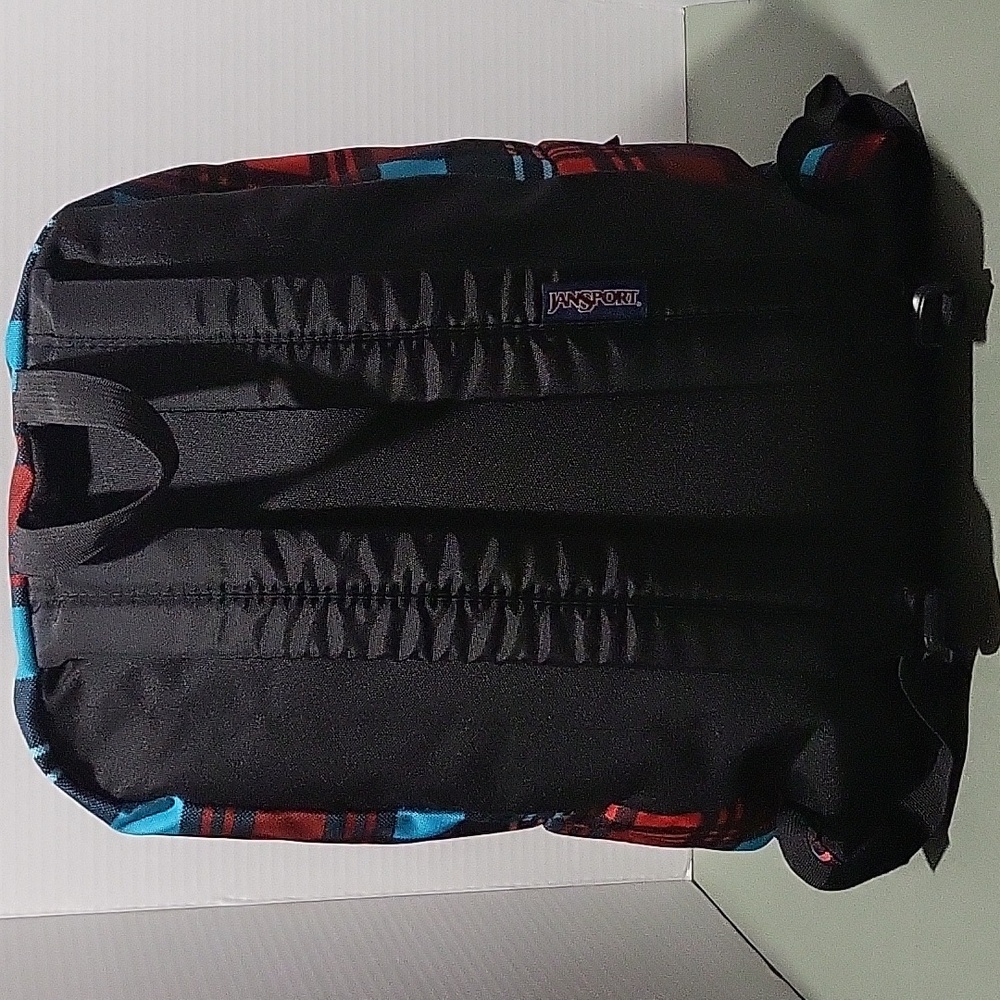 EUC  JanSport Superbreak® High Risk Red Preston Plaid Backpack - Picture 6 of 11